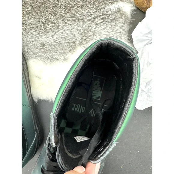 Vans X Harry Potter Morsmordre Green Sk8-Hi Platform High Mens 8/Womens 9.5 - Picture 3 of 16